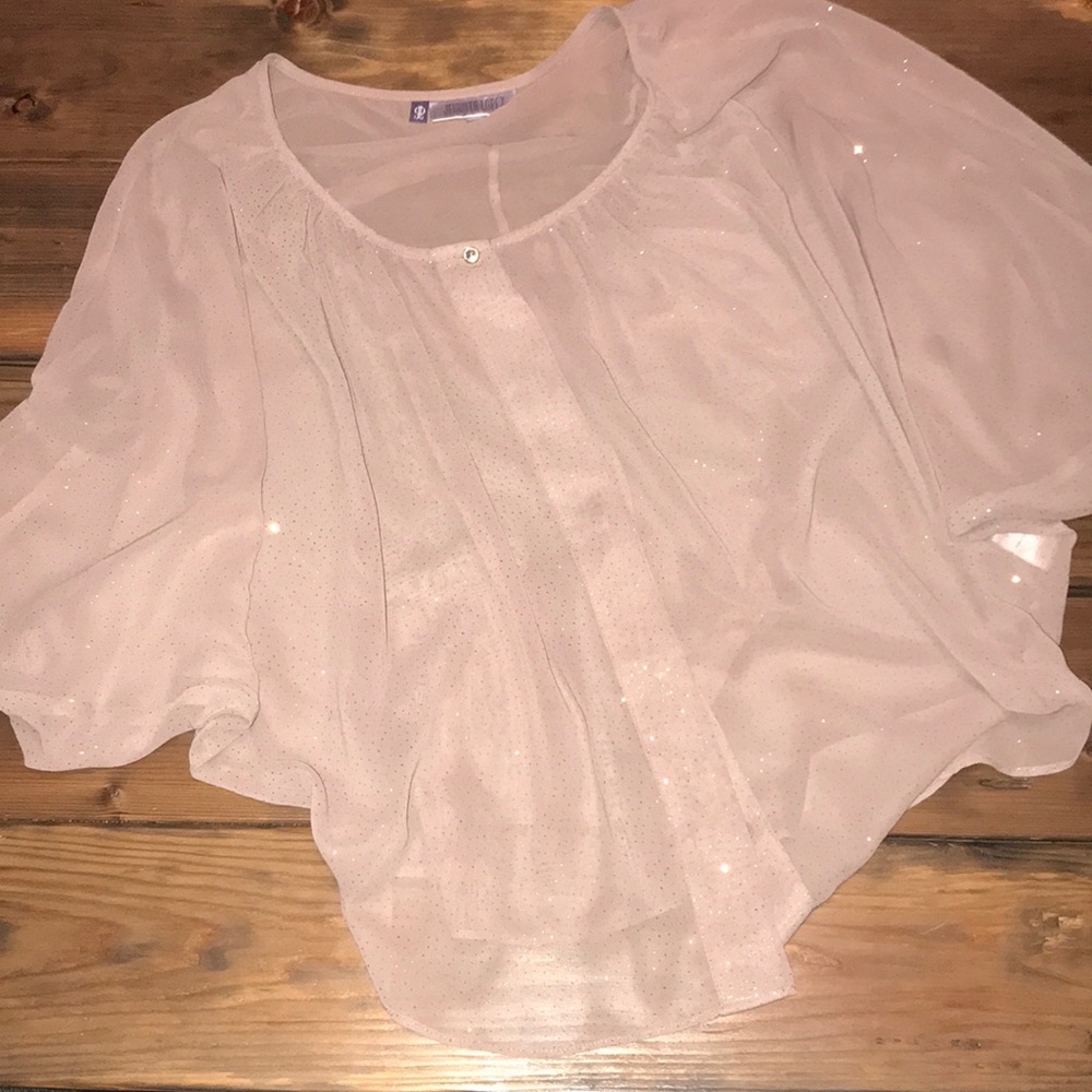 Gorgeous sparkle see through shirt ✨